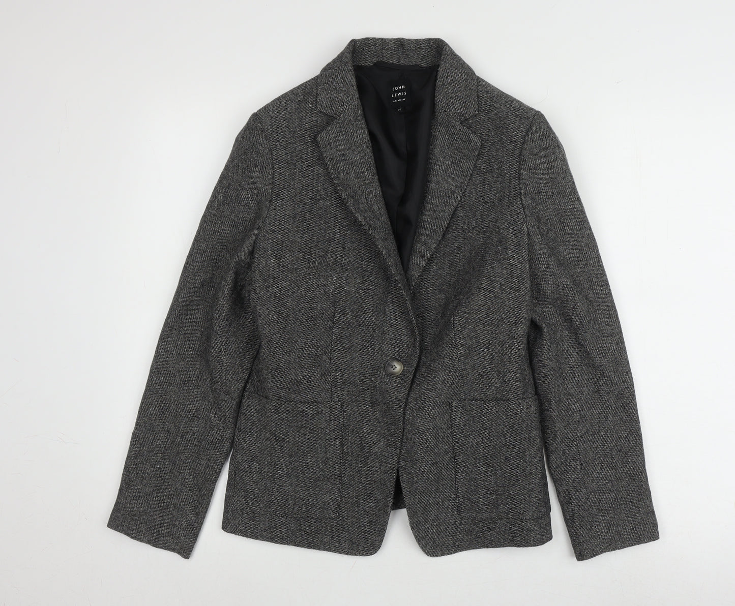 John Lewis Grey Women's Blazer Size 10