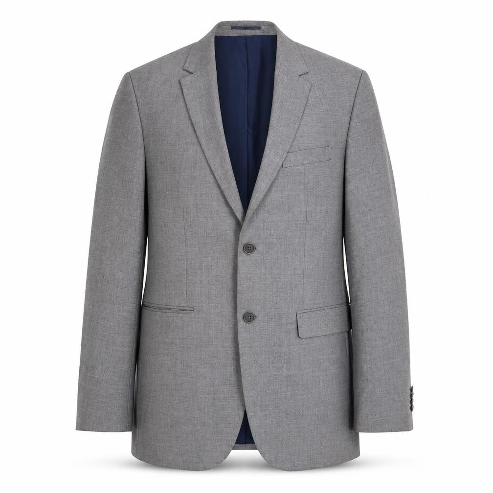 Front view of River Island Men's Grey 42L Blazer, Business, Casual