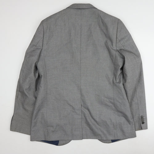 River Island Men's Grey 42L Blazer, Business, Casual