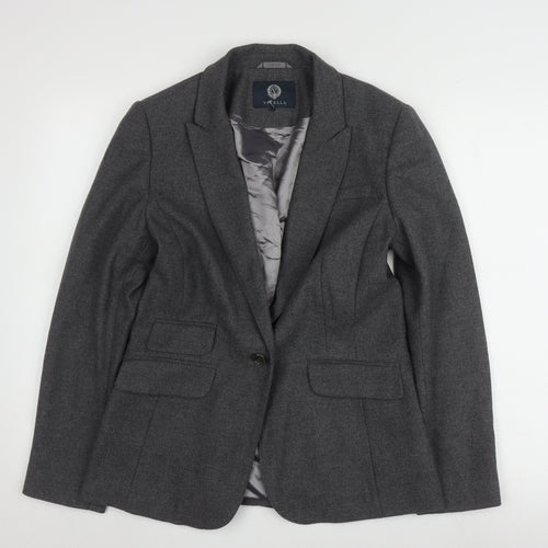 Viyella Women’s Grey Blazer Size 10 Regular Fit