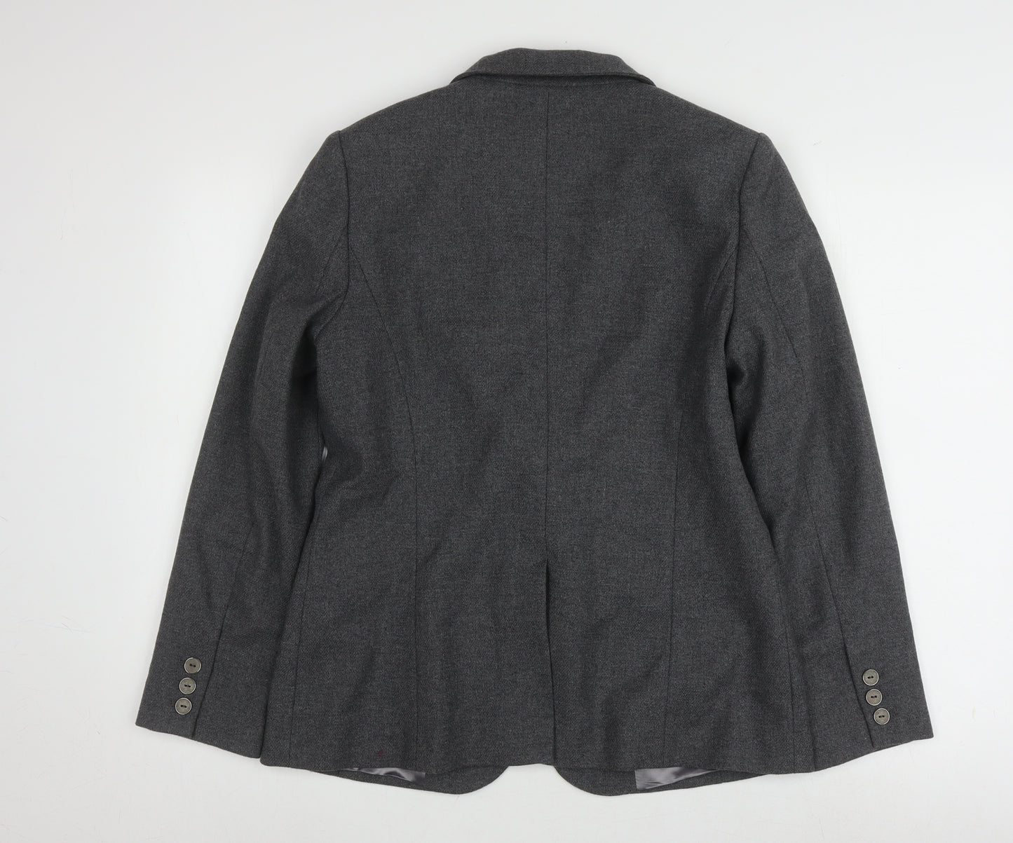 Viyella Women’s Grey Blazer Size 10 Regular Fit
