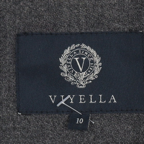 Viyella Women’s Grey Blazer Size 10 Regular Fit