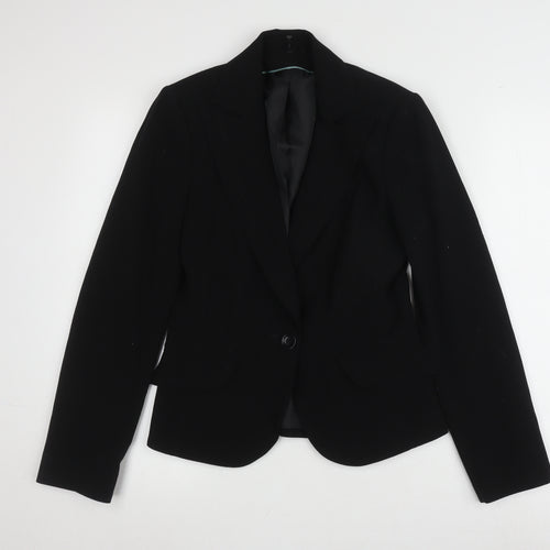 Dorothy Perkins Women's Black Blazer Jacket Size 8
