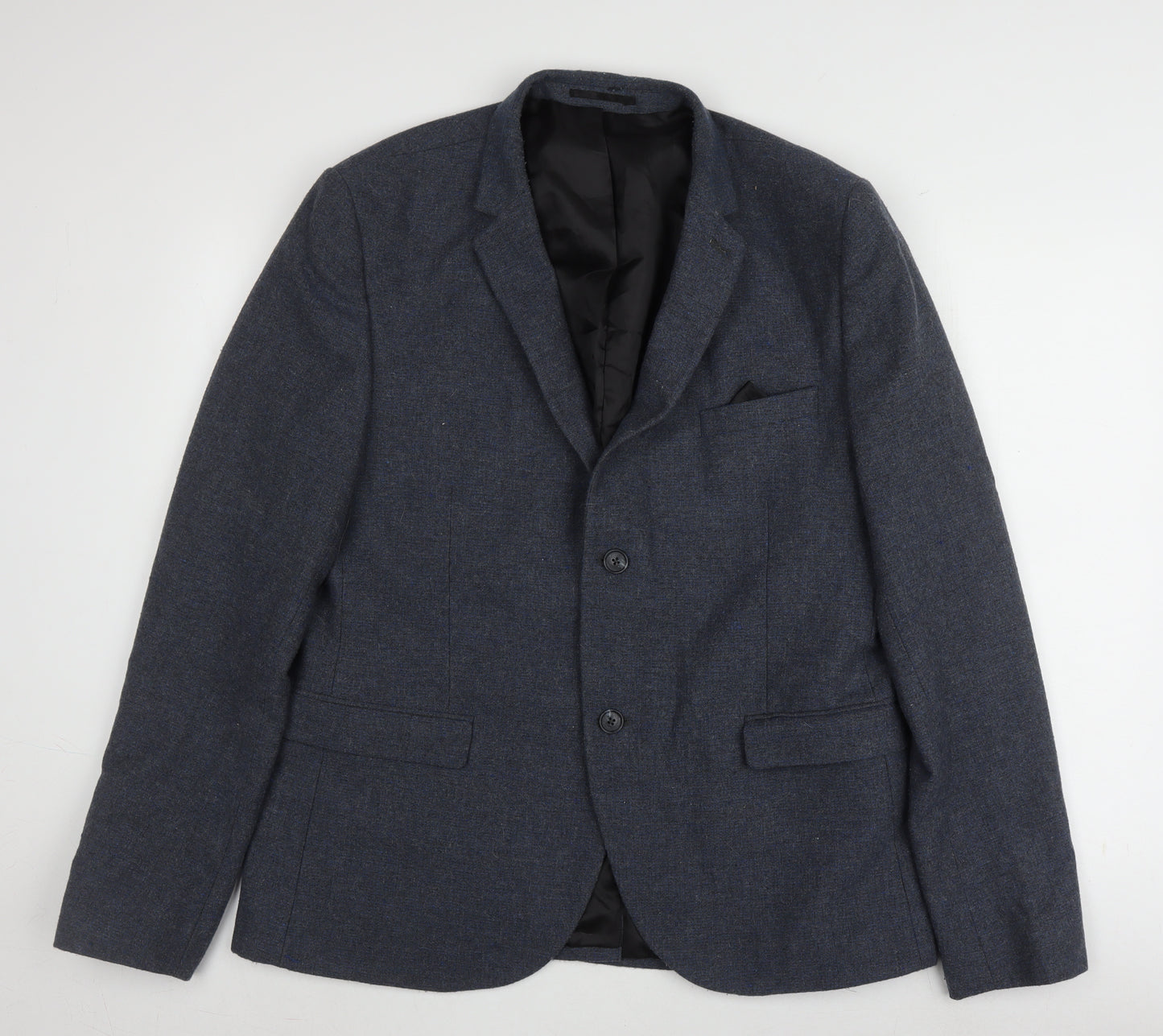 Topman Men's Blue Blazer Size 44 - Elegant & Stylish