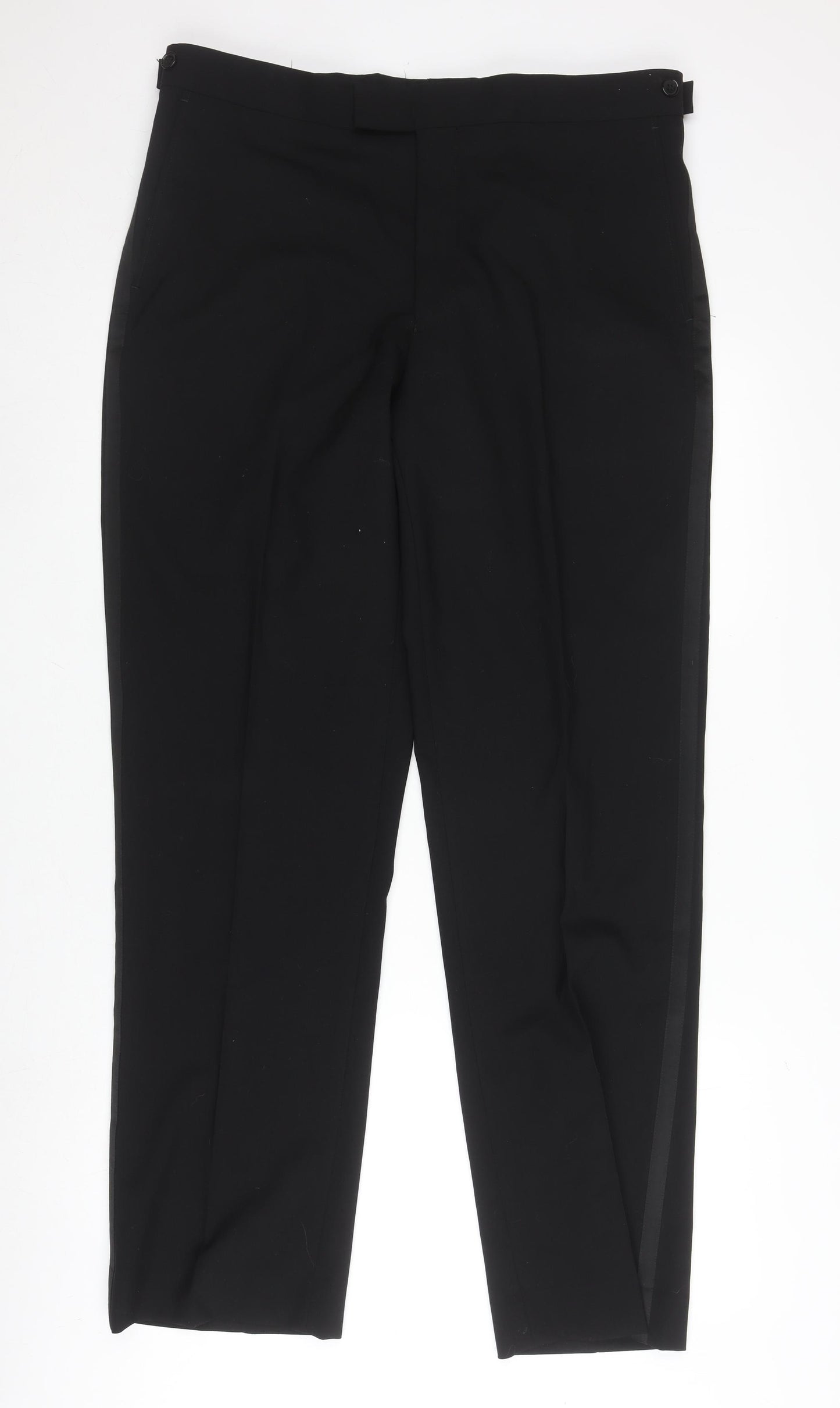 Gieves & Hawkes Men's Black Dress Pants L
