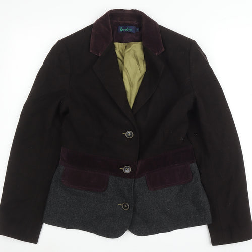 Boden Women's Black Colourblock Blazer Size 10
