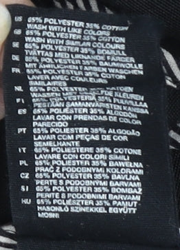 H&M Women's Black Trench Coat Size 6