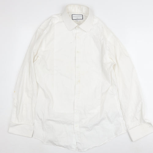 Charles Tyrwhitt Men's White Extra-Slim Fit Dress Shirt