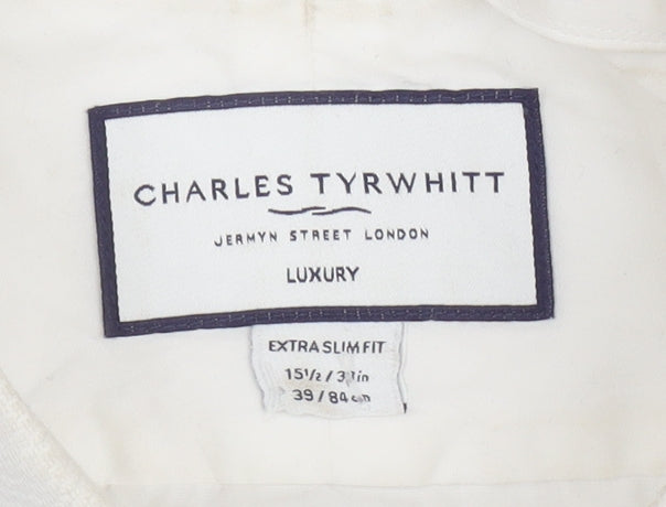 Charles Tyrwhitt Men's White Extra-Slim Fit Dress Shirt