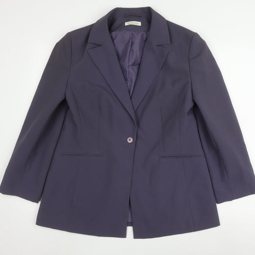 Collection Women's Purple Blazer Size 14