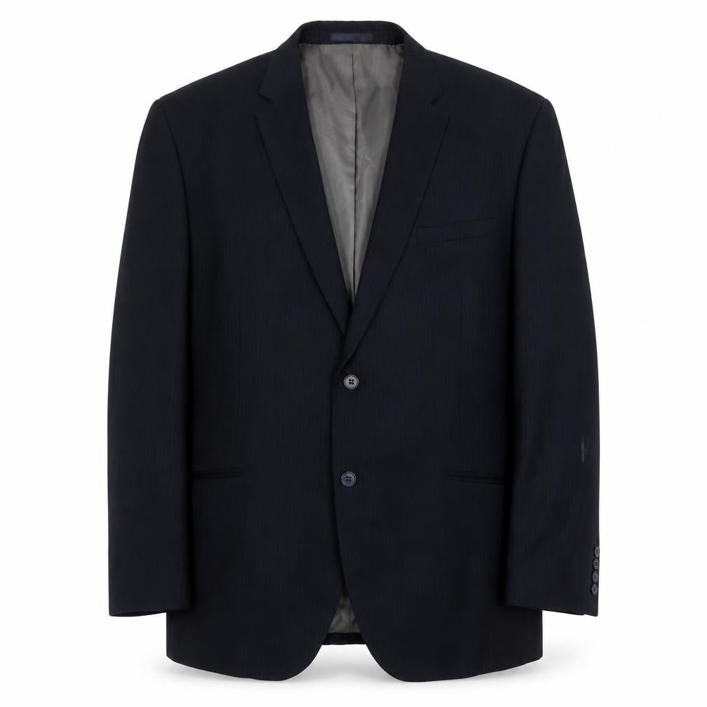 Front view of Butler & Webb Men's Blue Blazer 46 Regular Fit