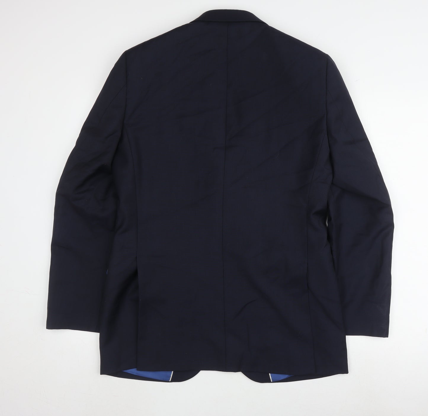 Chester Barrie Men's Blue Wool Cashmere Blazer 38R