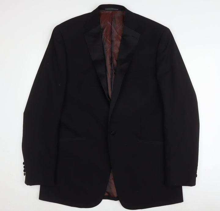1860 By Greenwoods Black Men's Tuxedo Blazer Size 42L