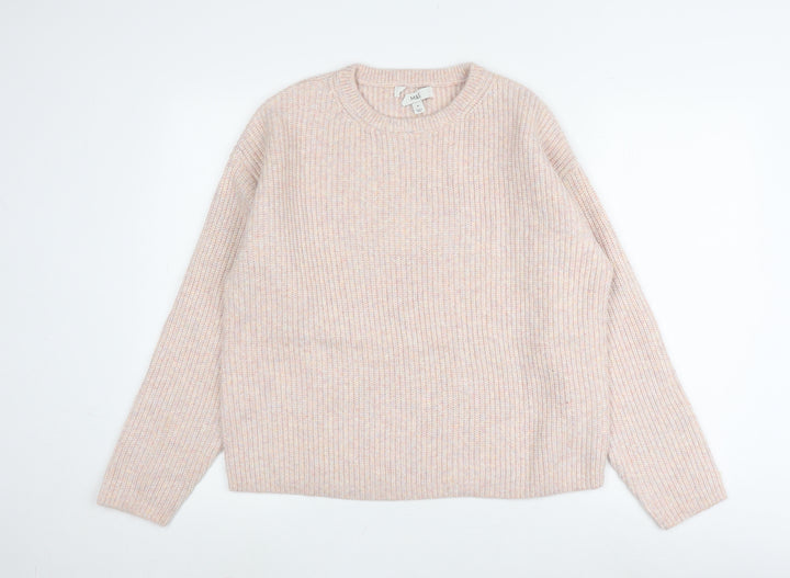 Marks and Spencer Women's Multicoloured Pullover Jumper M