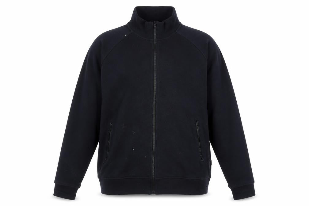 Front view of Savile Row Company Men's Black XL Basic Jacket