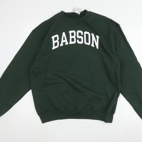 Champion Unisex Green Pullover Sweatshirt M