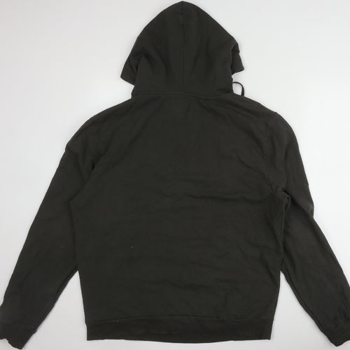 GUESS Men's Black 2XL Pullover Hoodie with Logo