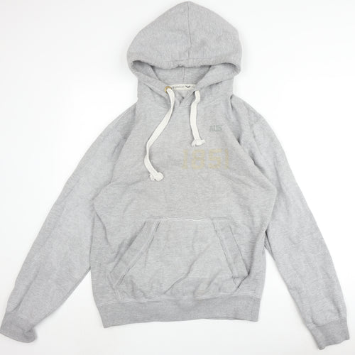 Between the Flags Men's Grey Pullover Hoodie M