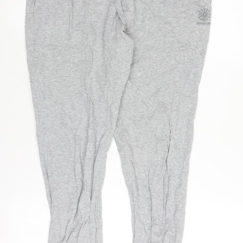 Reebok Men's Grey Jogger Trousers, Size S, Casual