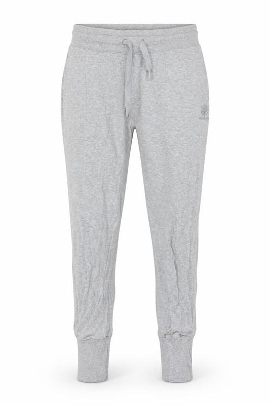 Front view of Reebok Men's Grey Jogger Trousers, size S, Casual