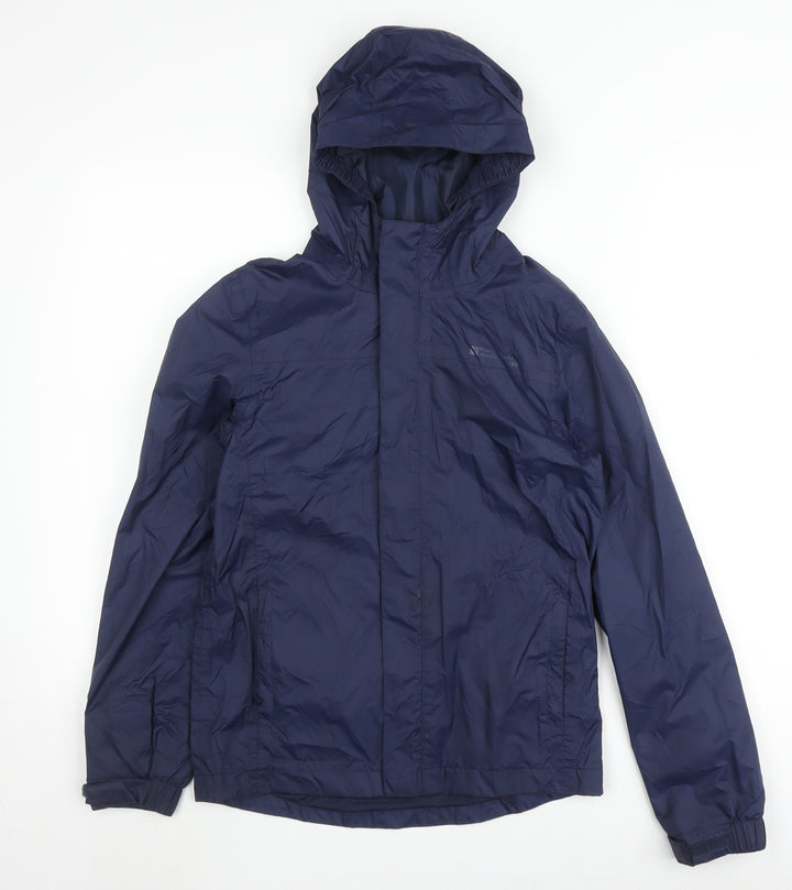 Mountain Warehouse Boys Blue Jacket 11-12 Years Waterproof