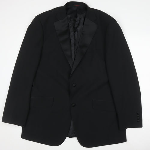 1860 Menswear Black Tuxedo Blazer Men's 44R Formal