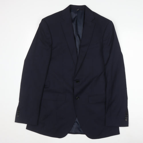 Marks and Spencer Men's Navy Blue Blazer Jacket 38L