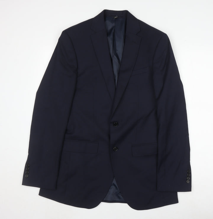 Marks and Spencer Men's Navy Blue Blazer Jacket 38L