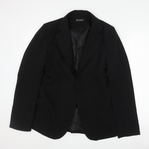 PrettyLittleThing Women’s Black Blazer, Size 10, Slim Fit