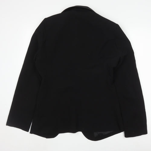 PrettyLittleThing Women’s Black Blazer, Size 10, Slim Fit