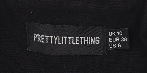 PrettyLittleThing Women’s Black Blazer, Size 10, Slim Fit