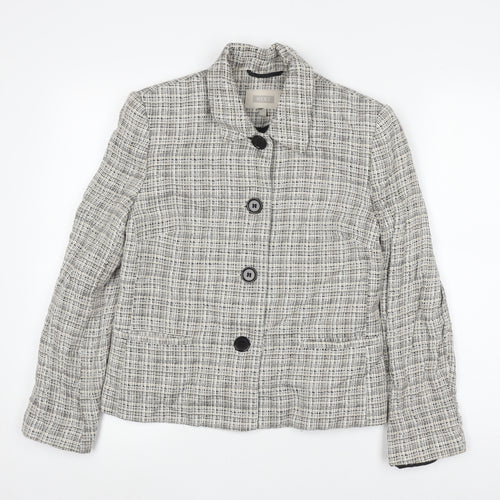 Next Women's Multi Tweed Check Jacket Size 12