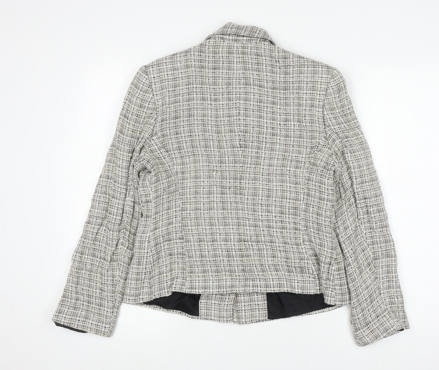 Next Women's Multi Tweed Check Jacket Size 12