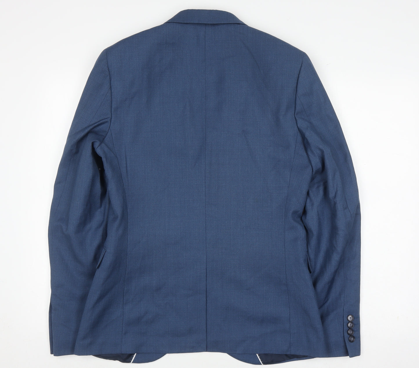 Topman Men's Blue Slim Fit Blazer Jacket 38