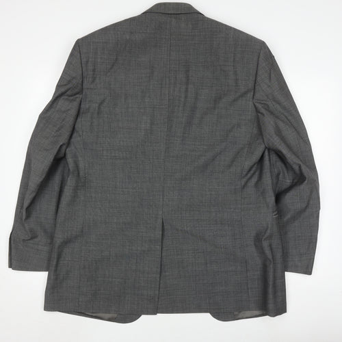 Marks and Spencer Grey Wool Men's Blazer, Size 42R