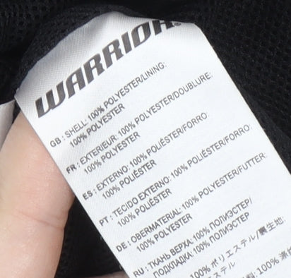 Warrior Men's Black M Track Jacket Football Sports
