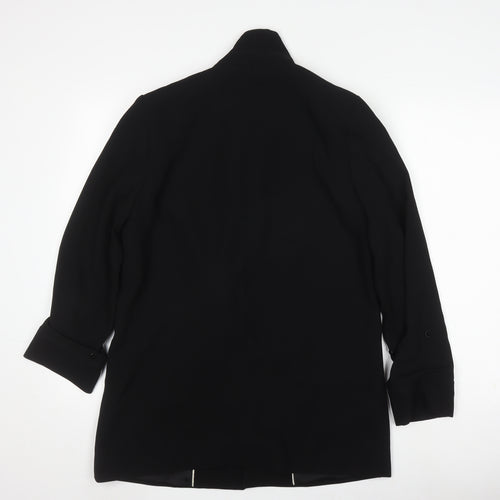 MNG Women's Black Blazer, Size M, Single-Breasted