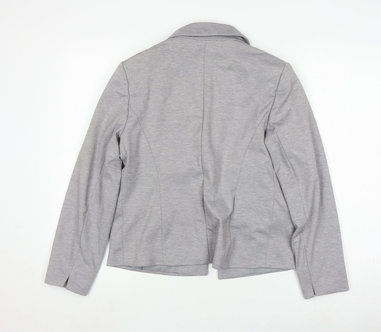 Miss Selfridge Grey Petite Blazer Women Size 10, Regular Fit