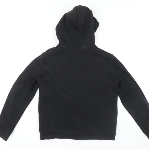 Uniqlo Men's Black Full Zip Hoodie, Size M