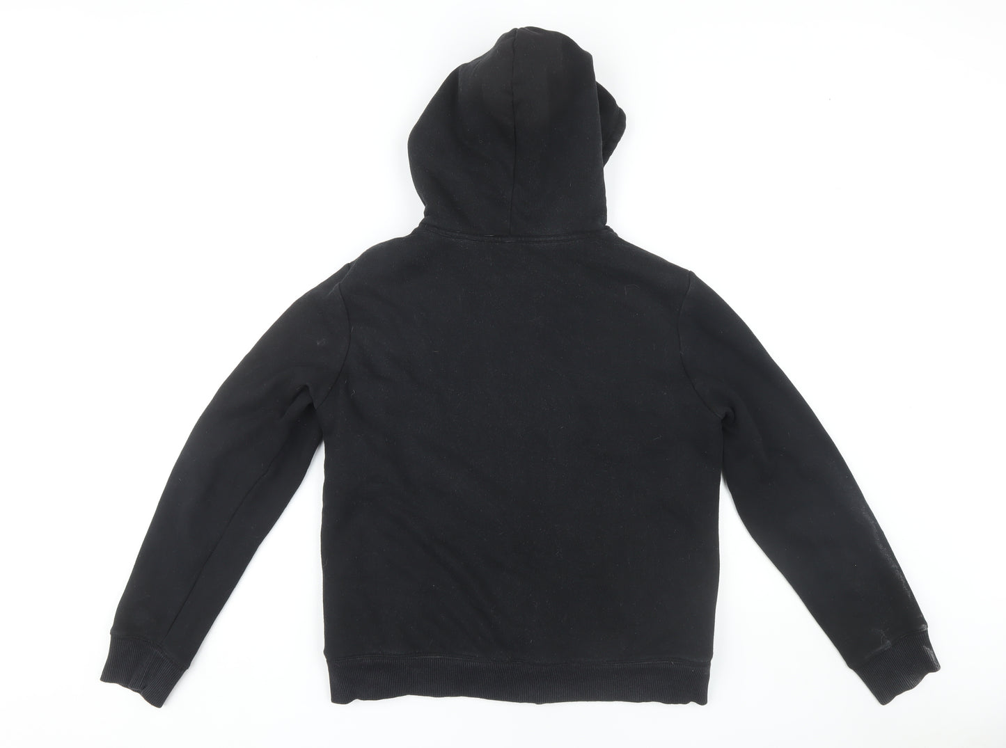 Uniqlo Men's Black Full Zip Hoodie, Size M