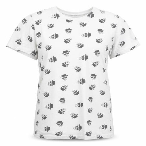 Breaking Bad White Unisex T-Shirt M - Cotton, Casual Style