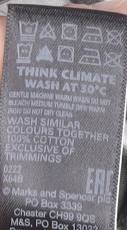 Marks and Spencer Women's Grey Striped T-Shirt Dress Size 12