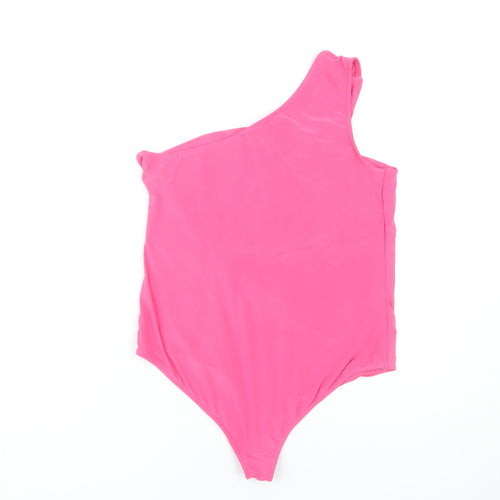 Club L London Women's Pink Bodysuit, Size 18, Partywear