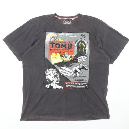Joe Browns Men's Black Comic Horror T-Shirt 3XL