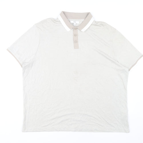 Marks and Spencer Men's Beige 3XL Polo Shirt