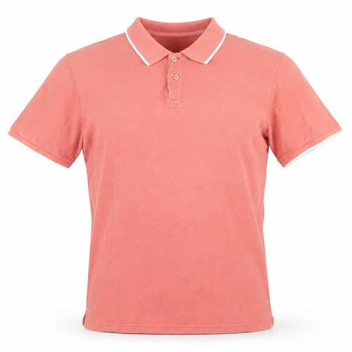 Jaeger Men's Pink L Polo Shirt - Short Sleeve Cotton