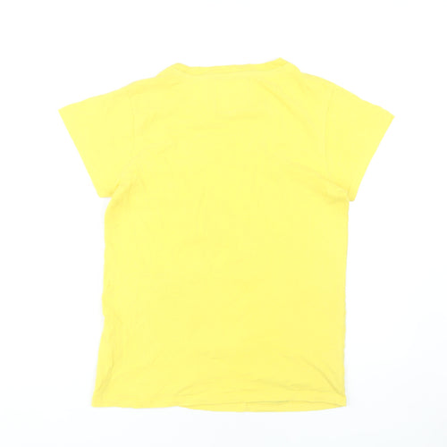 HUMÖR Unisex Yellow Art T-Shirt - Size S