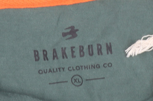 Brakeburn Men's Green XL Graphic Print T-Shirt