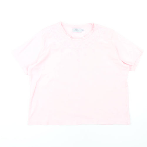 Honor Millburn Women's Pink T-Shirt, Size 18-20