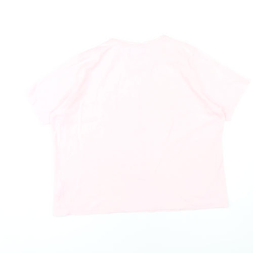 Honor Millburn Women's Pink T-Shirt, Size 18-20